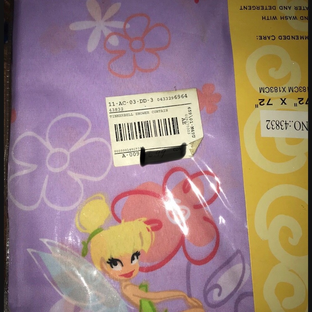 Tinker Bell Shower Curtain